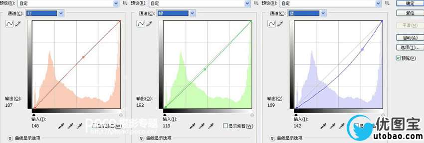 一步到位 曲线通道调色法