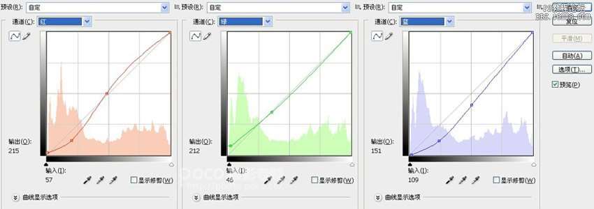 一步到位 曲线通道调色法