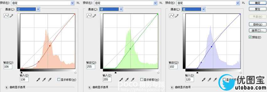 一步到位 曲线通道调色法