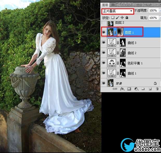Photoshop调出新娘照片唯美的柔色效果
