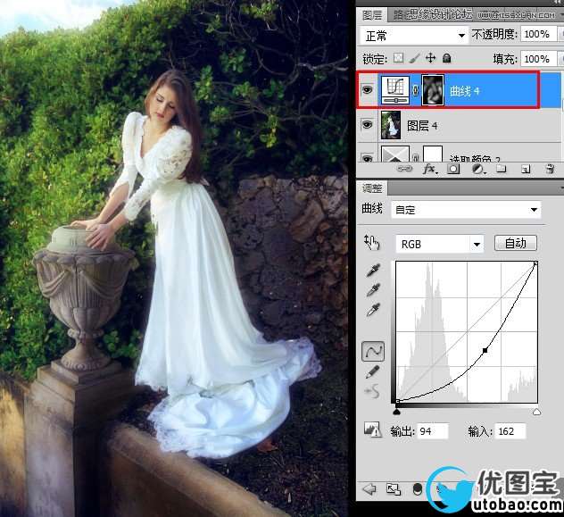 Photoshop调出新娘照片唯美的柔色效果