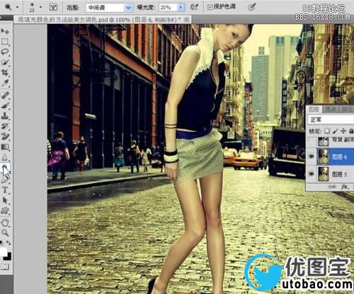 PS调出复古色调外景照片_ps教程论坛 PS调出复古色调外景照片