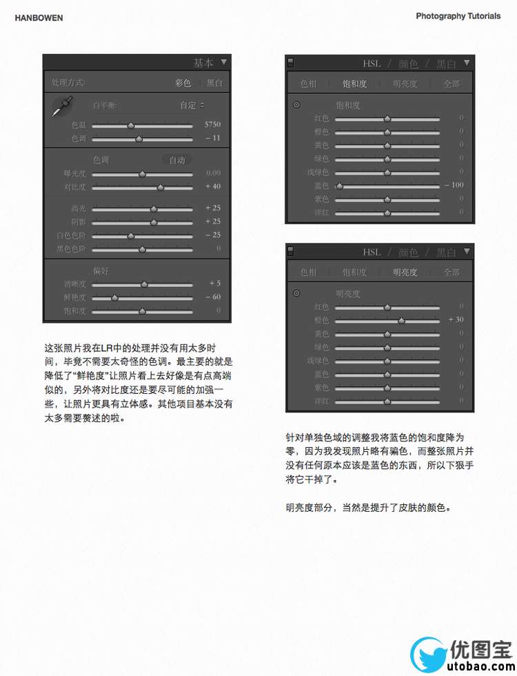 ps后期强化人像摄影色彩教程