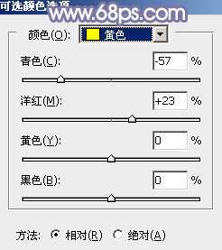 Photoshop给郊外的美女加上流行的秋季冷色