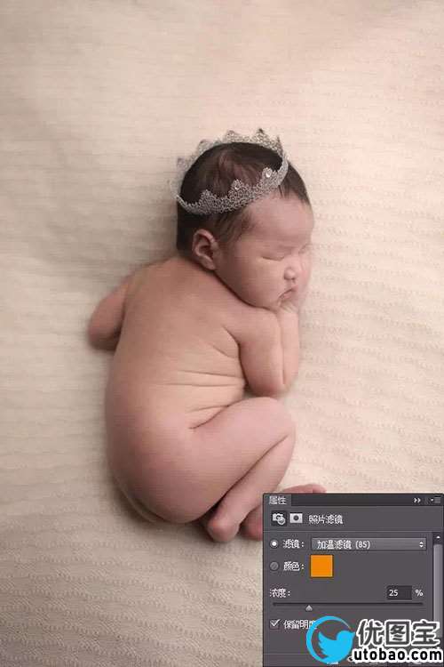 宝宝照片，教你怎么调出高级灰色调儿童摄影照片_www.utobao.com