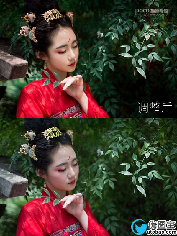 古风写真,古风摄影作品后期处理教程_www.utobao.com