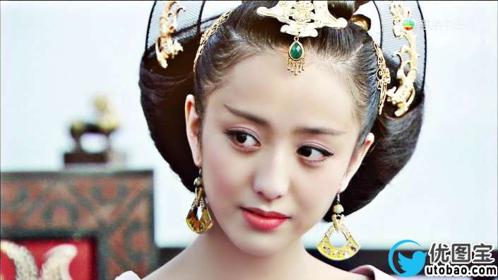 人物调色，调出亮丽古装美女照片教程_www.utobao.com