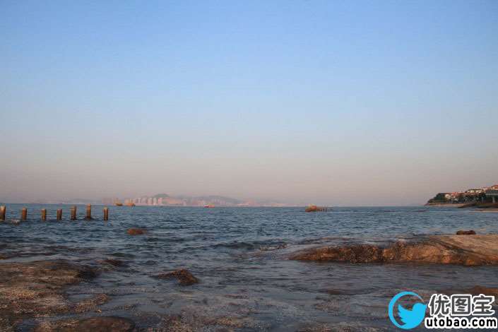 海景调色，海景照片后期调色实例_www.utobao.com