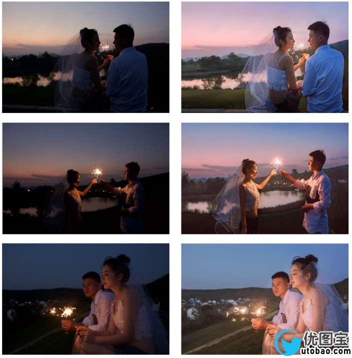 日系色，用LR和PS把过暗夜景调出轻淡唯美浪漫感_www.utobao.com