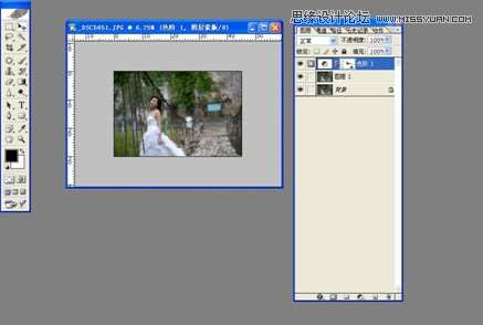 Photoshop调出婚片优美的V2色调,PS教程,16xx8.com教程网