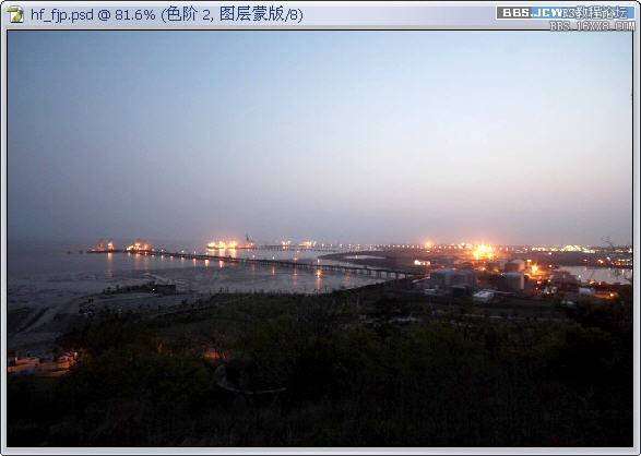 Photoshop简单对夜景图片进行美化处理