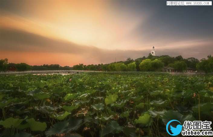 全景拼图，风景照片全景接片教程_www.utobao.com