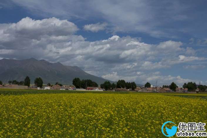 调天空，去除雾霾调出蓝天白云风景照_www.utobao.com