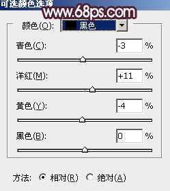 紫色调，调出暗暗的紫色照片实例