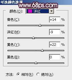 紫色调，调出暗暗的紫色照片实例