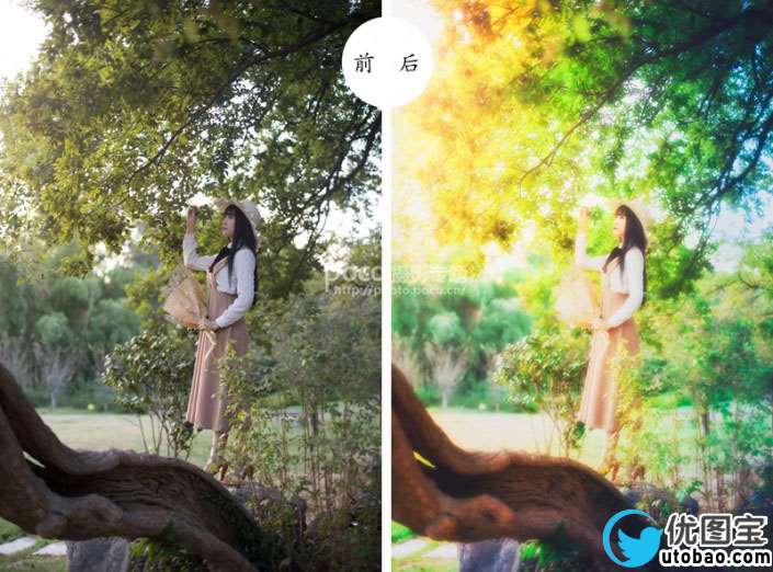 梦幻效果，制作油润质感的梦幻效果照片_www.utobao.com