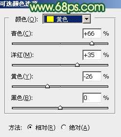 暗色调，ps调出橙黄色的暗色调图片