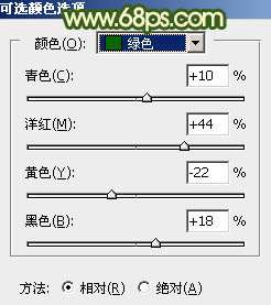 绿色调，教你用ps调出黄绿色调人像照片_www.utobao.com