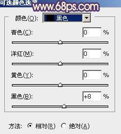 紫色调，ps调暗紫色的照片