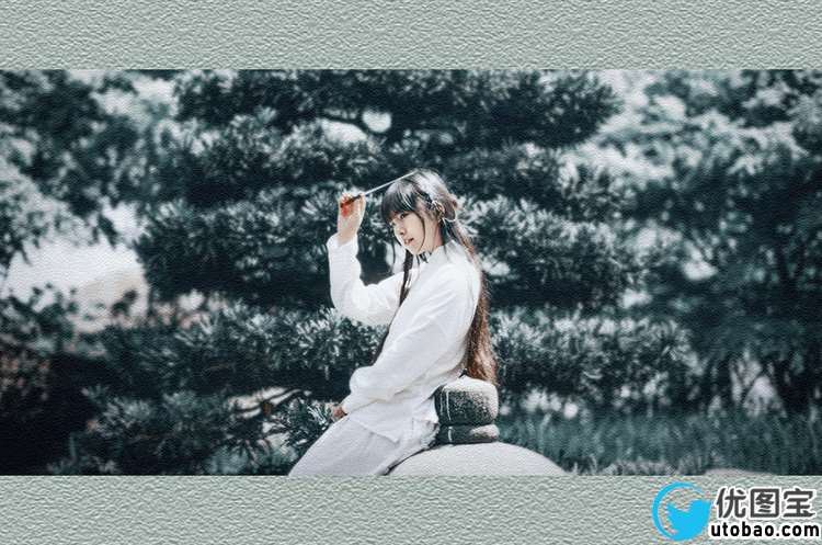 古风色调,LR+PS调出淡雅的古风色调后期照片