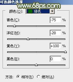 粉色调，ps调出粉调的绿蜜糖效果照片