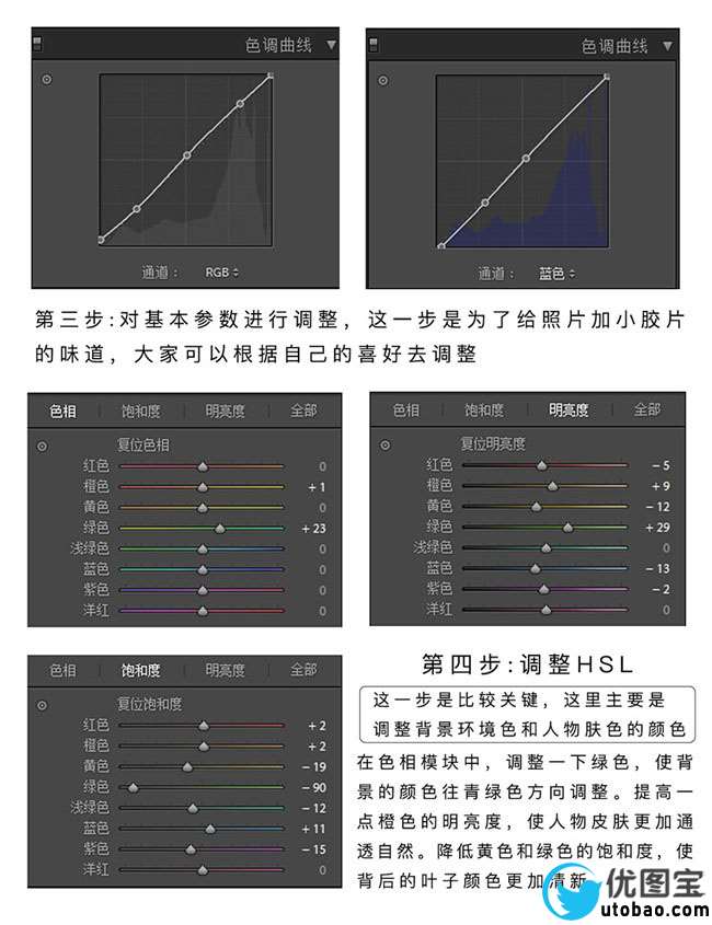 LR调色教程，用LR调出清新日系街景写真_www.utobao.com