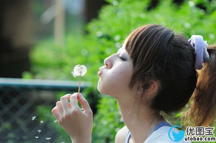 紫色调，调出蓝紫色人像照片实例_www.utobao.com