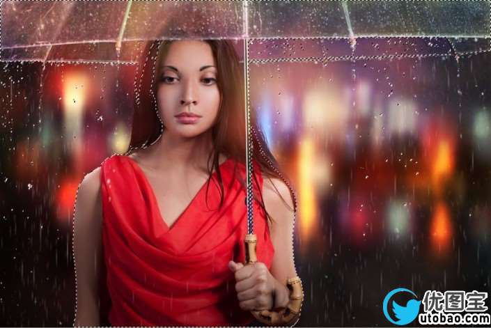 雨景后期，调出通透的雨夜照片教程_www.utobao.com