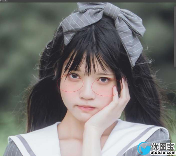 棕色调，用PS调出外景人像棕色调效果_www.utobao.com