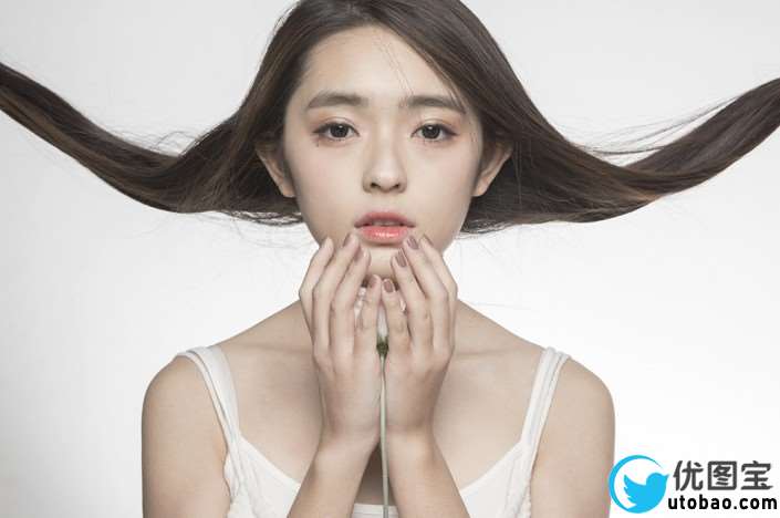 人像后期，用PS调出日式透明感元气肌肤_www.utobao.com