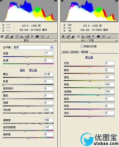 暖色调，调柔美的暖色人像照片_www.utobao.com