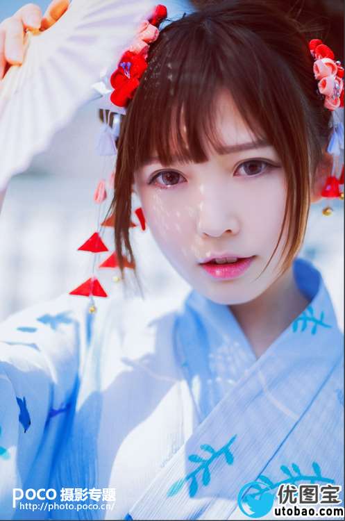 写真后期,和服美女后期写真修图实例