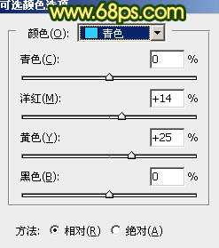 黄色调，调出黄褐色人像照片_www.utobao.com