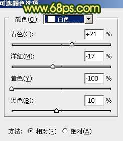 黄色调，调出黄褐色人像照片_www.utobao.com