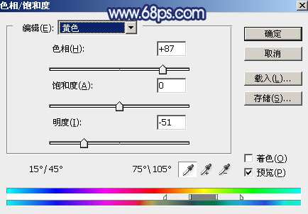 蓝色调，ps调出暗调蓝色照片实例