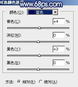 蓝色调，ps调出暗调蓝色照片实例