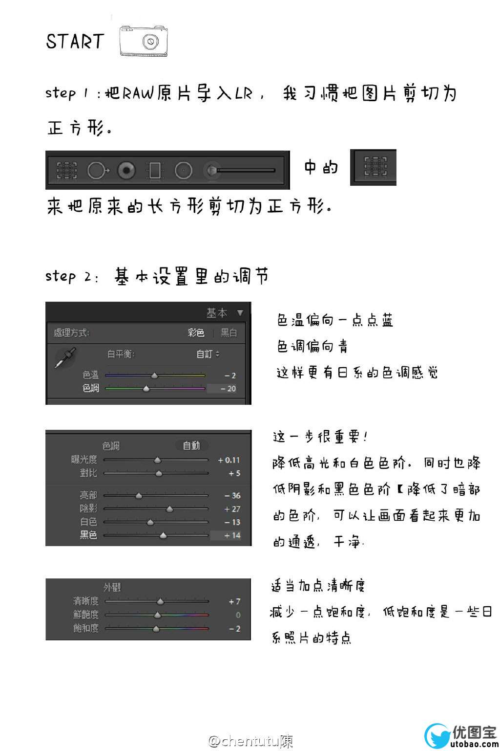 小清晰，用LR调出日系小清新照片_www.utobao.com