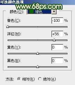 橙色调，调出高对比的暗调橙绿色照片教程_www.utobao.com