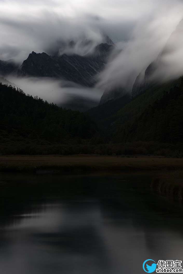 风景后期，用PS调出清晰有层次感的阴雨天风景照_www.utobao.com