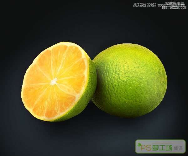 Photoshop给水果产品添加艳丽的色彩,PS教程,16xx8.com教程网