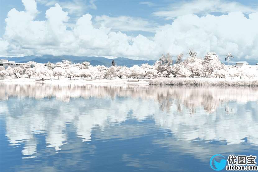 红外线效果,调出超梦幻的红外线照片效果_www.utobao.com