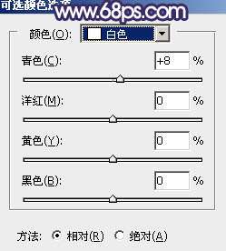 黄色调，ps调出秋天黄蓝色调照片实例_www.utobao.com