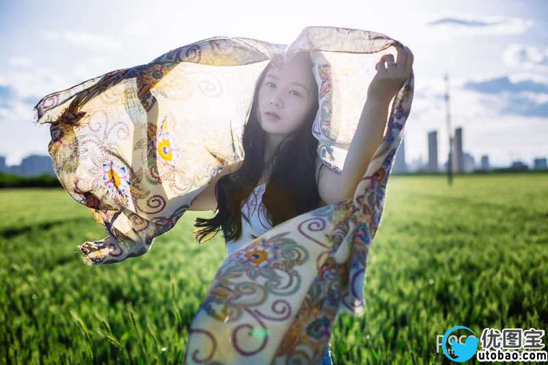 人像后期,调出高饱和度和高对比照片_www.utobao.com