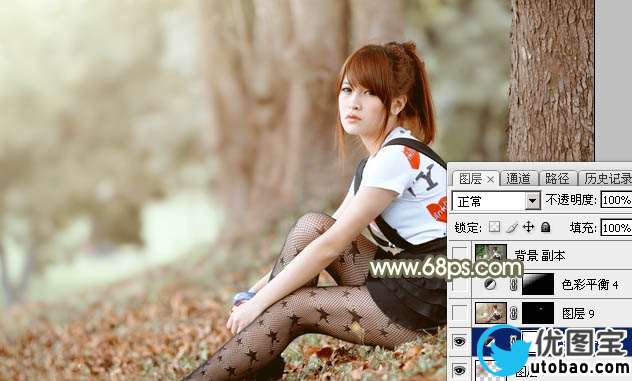 Photoshop调出中性淡暖色的图片实例