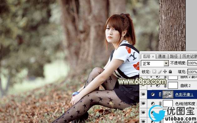Photoshop调出中性淡暖色的图片实例