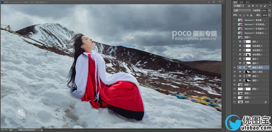 写真后期,唯美古风的写真拍摄及后期思路_www.utobao.com