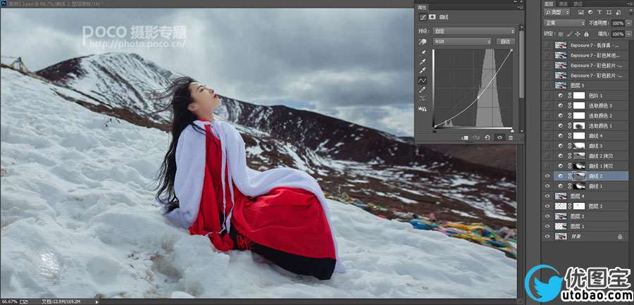 写真后期,唯美古风的写真拍摄及后期思路_www.utobao.com