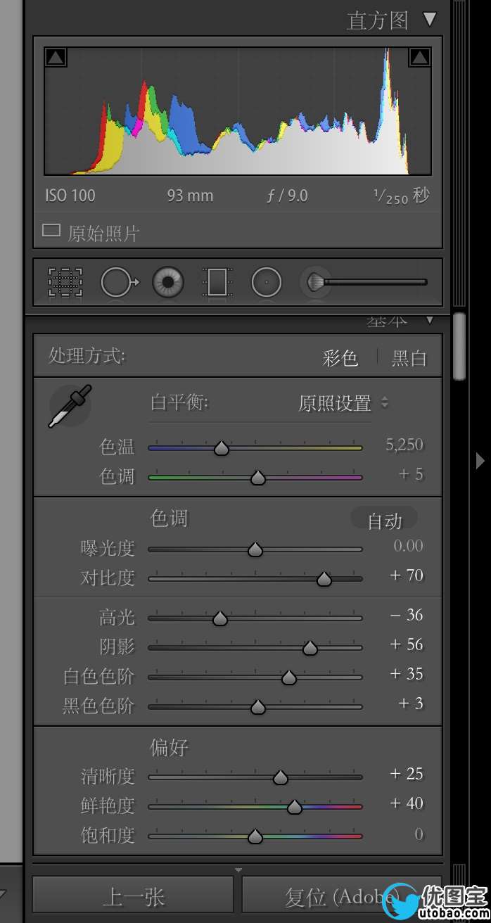 森林风景,LR+PS调晨雾松林风景照片实例_www.utobao.com