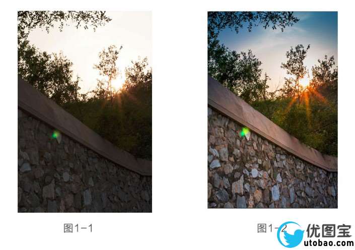 调色技巧，如何处理饱和度和色彩欠佳照片_www.utobao.com