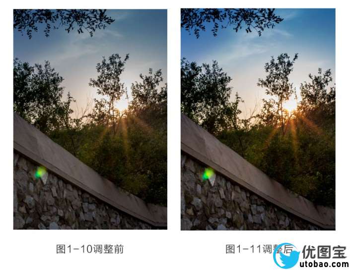 调色技巧，如何处理饱和度和色彩欠佳照片_www.utobao.com